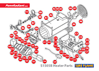 Sure Flame S1505B Replacement Parts